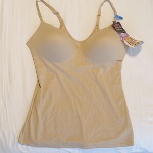 NWT Maidenform Flexees Wirefree Camisole In Nude Size 3X